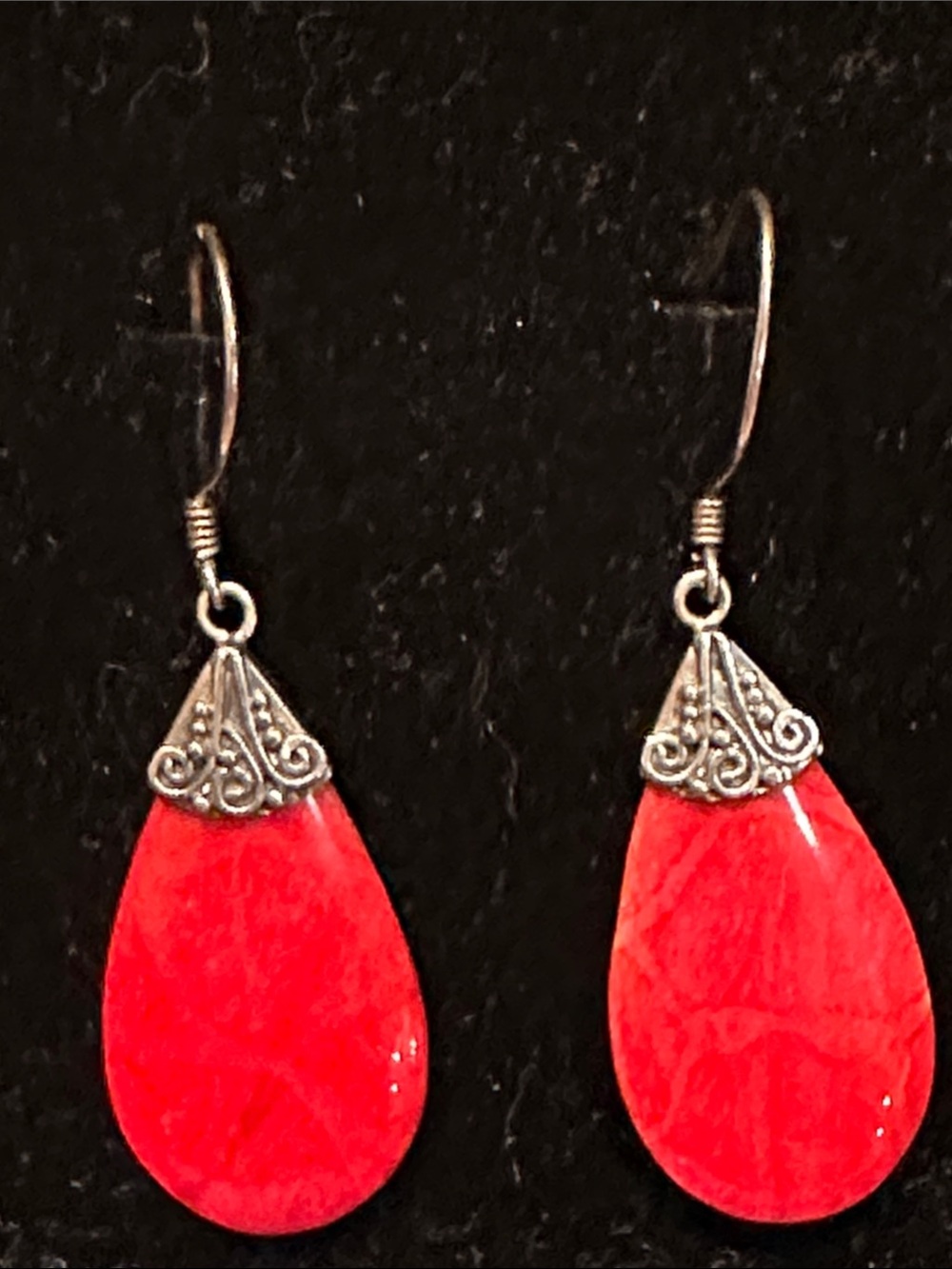 Red Stone Earrings